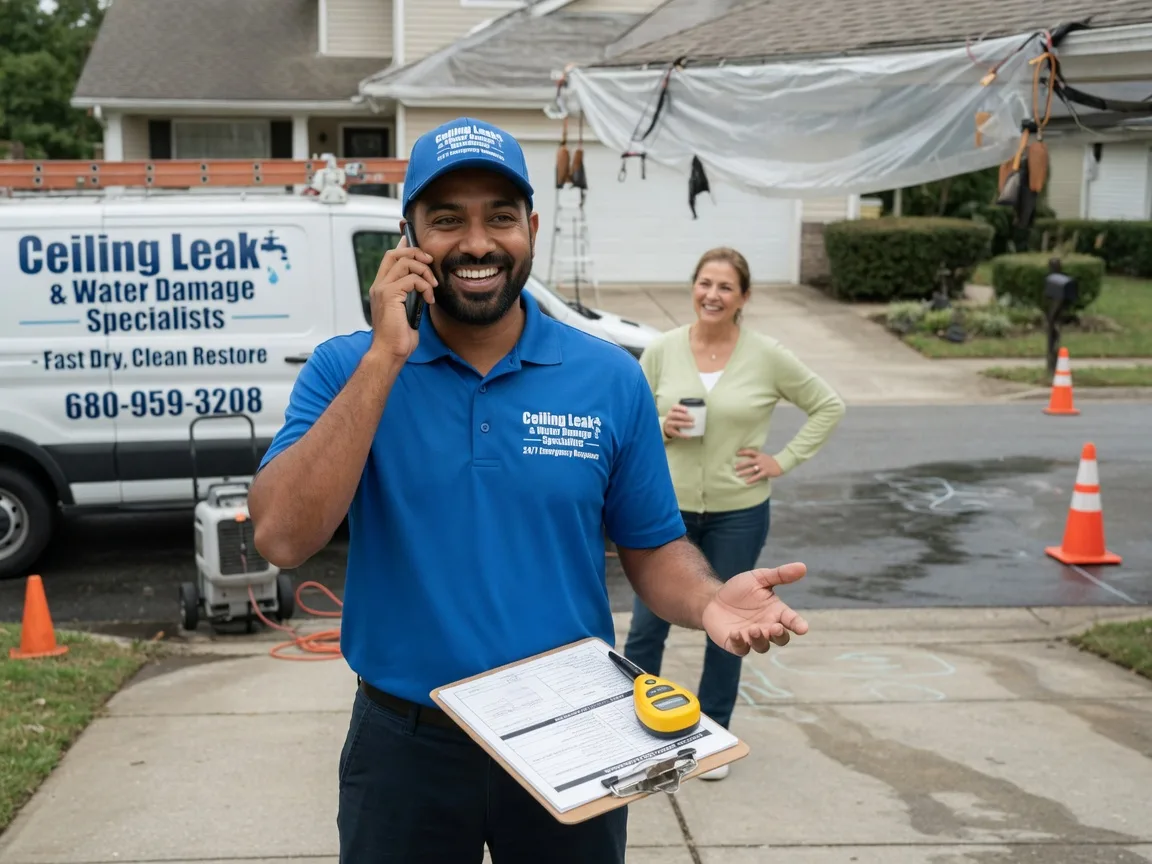 Ceiling Leak Cleanup Covington, OK FAQs